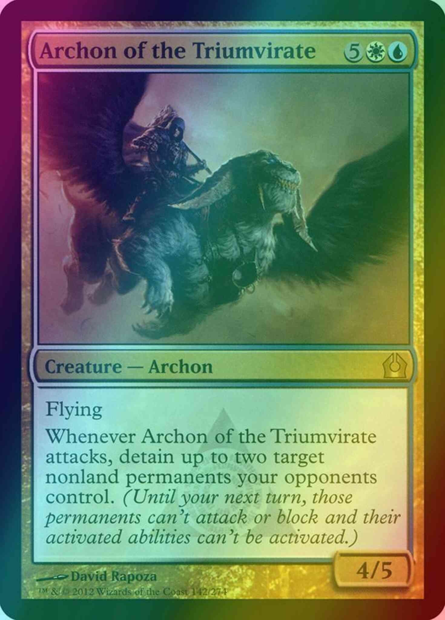 Archon of the Triumvirate [142] [Return To Ravnica] [Foil] – Face to Face  Games