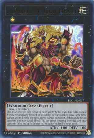 Number 54: Lion Heart - BLC1-EN037 - Ultra Rare - 1st Edition