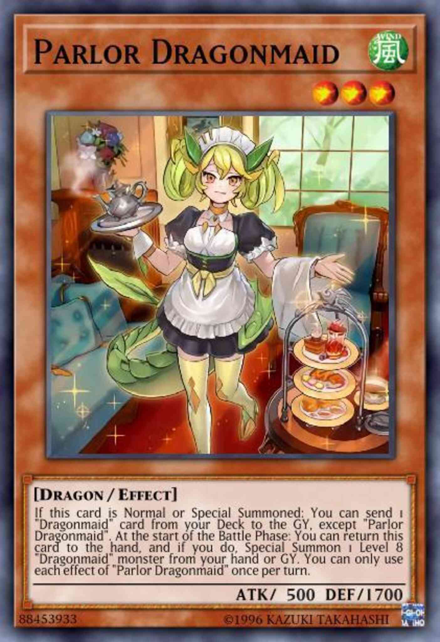 Parlor Dragonmaid - MYFI-EN020 - Super Rare - 1st Edition