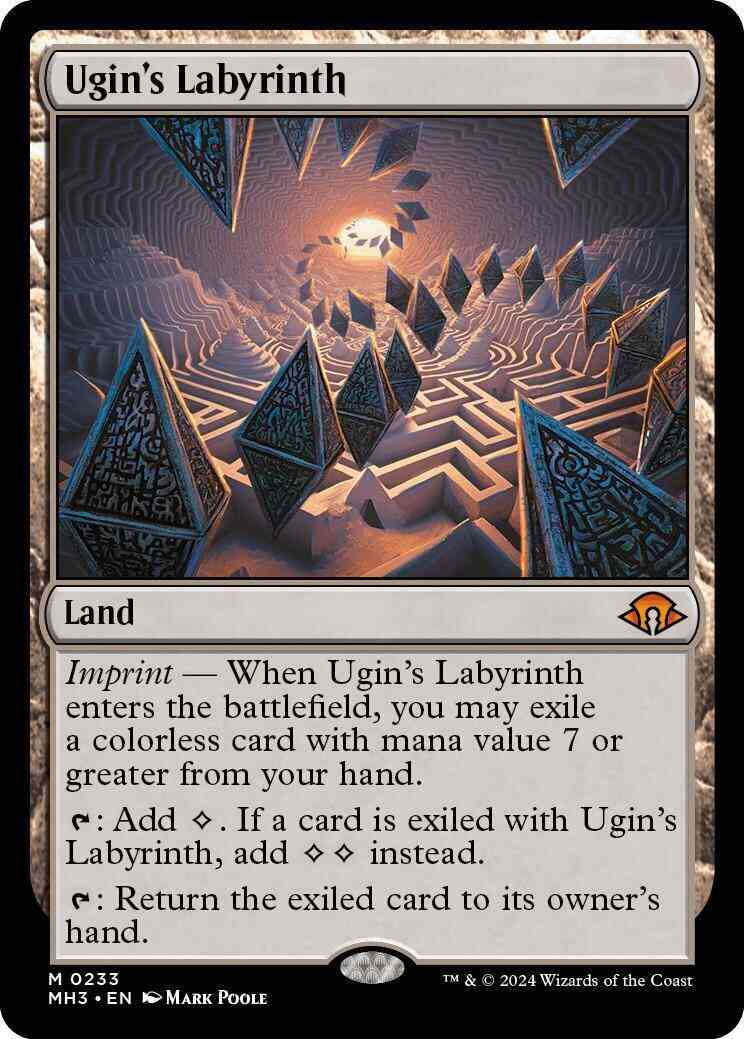 MTG 英語 ウギンの迷宮 Ugin's Labyrinth SP/NN Ugin's Labyrinth [233] [Modern Horizons 3] [Non-Foil] – Face to