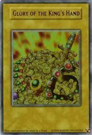 Glory of the King's Hand - YGLD-ENTKN - Ultra Rare - Unlimited