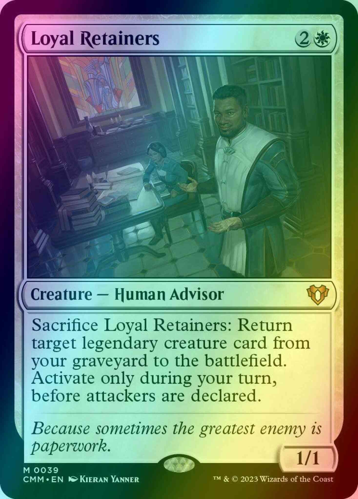 Loyal Retainers [39] [Commander Masters] [Foil] – Face to Face Games