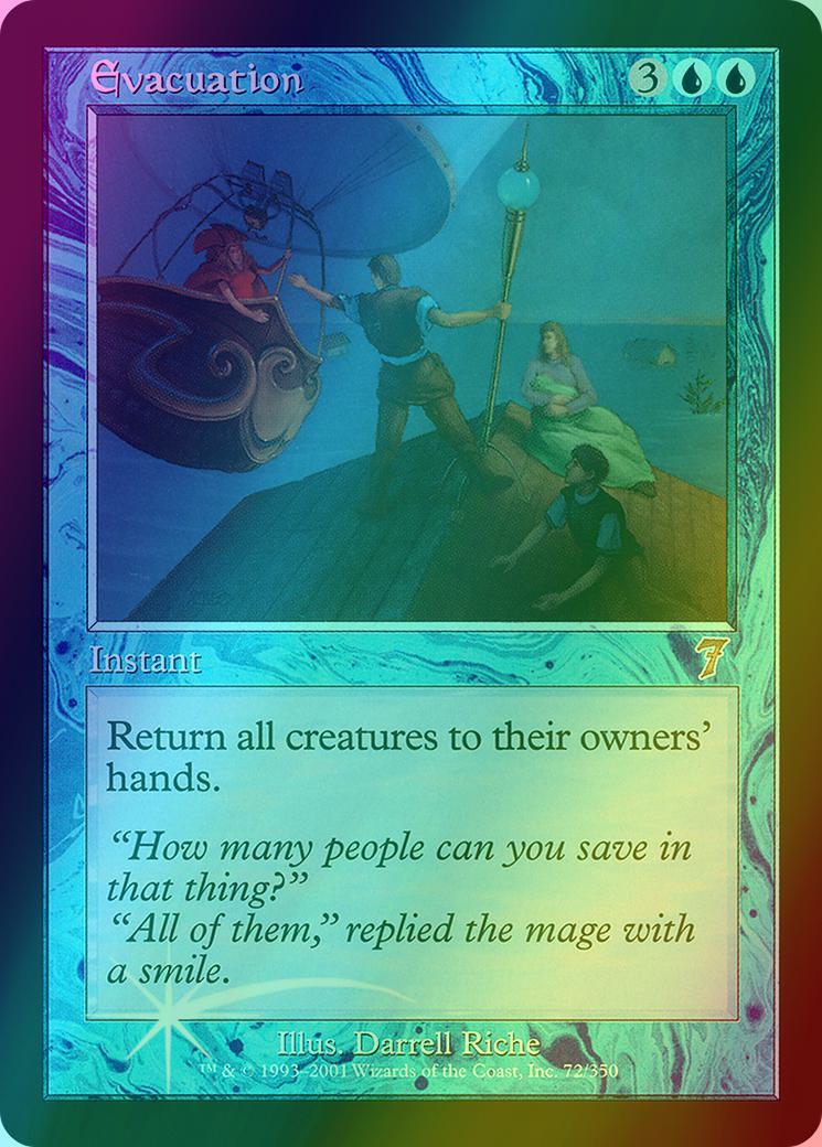 Evacuation [72x] [Seventh Edition] [Foil] – Face to Face Games