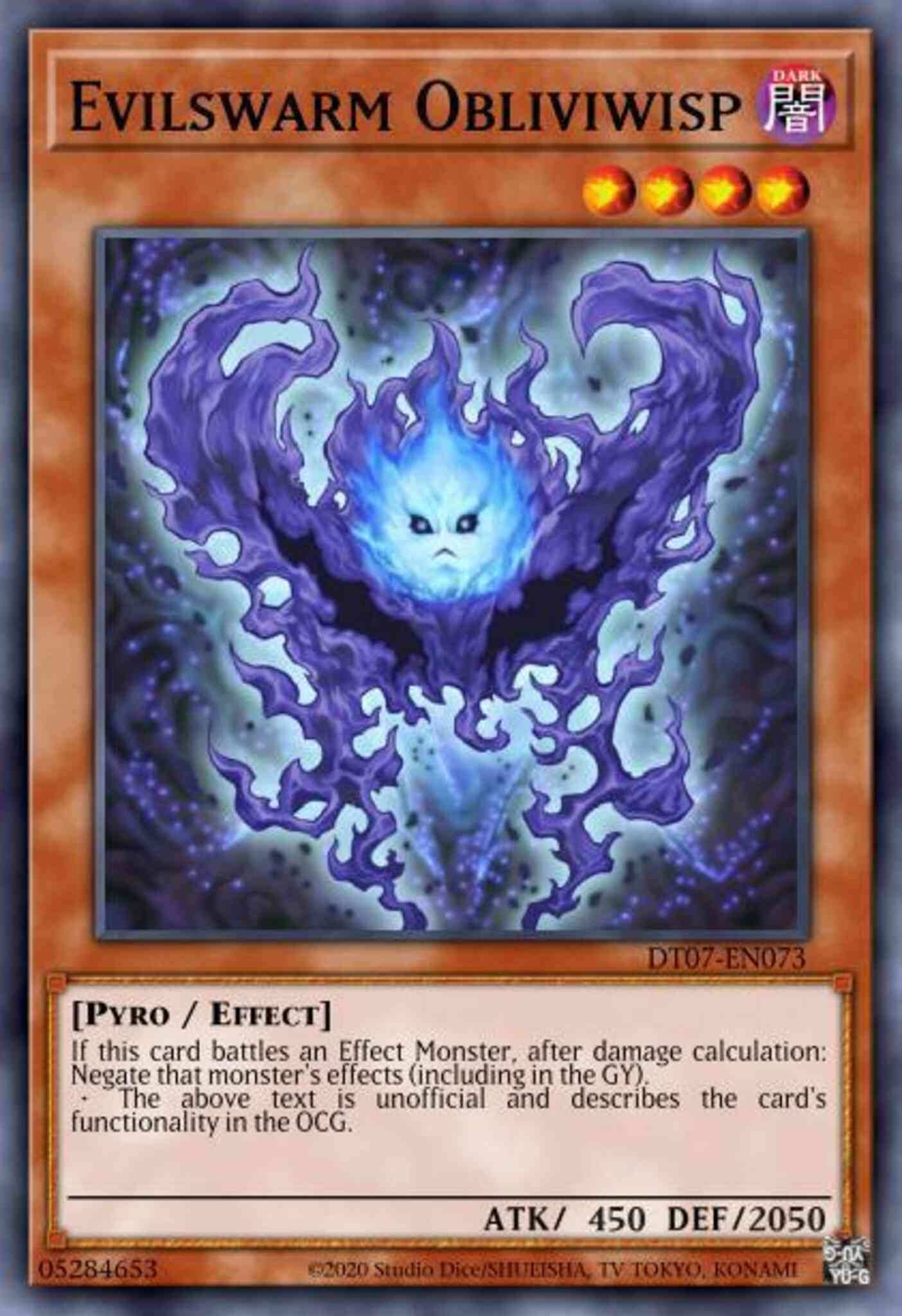 Evilswarm Obliviwisp - HA07-EN049 - Super Rare - 1st Edition