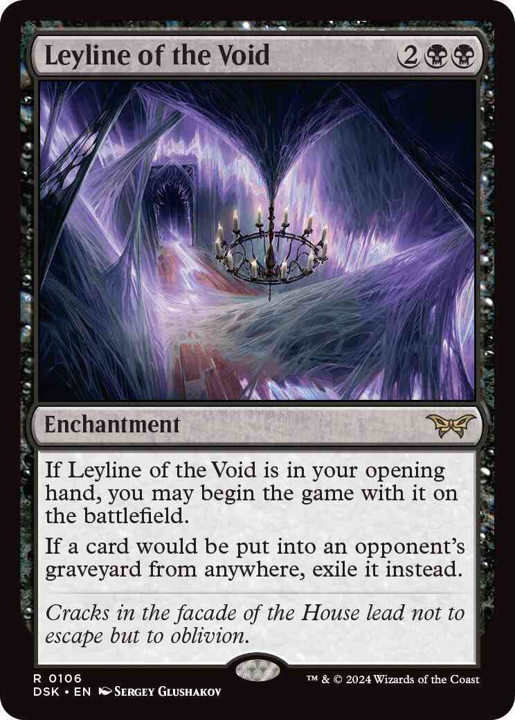 MTG 虚空の力線 Leyline of the Void ドイツ語初版foil 虚空の力線 (Leyline of the Void) · Core Set 2020 (M20) #107