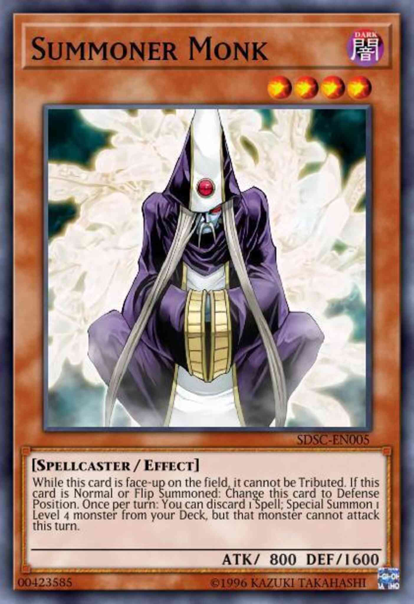 Summoner Monk - SDDC-EN017 - Common - 1st Edition – Face to Face Games