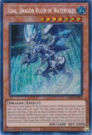 Tidal, Dragon Ruler of Waterfalls - RA03-EN009 - Secret Rare - 1st Edition