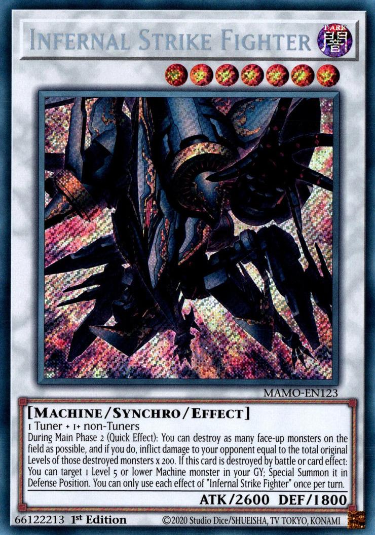Infernal Strike Fighter - MAMO-EN123 - Secret Rare - 1st Edition