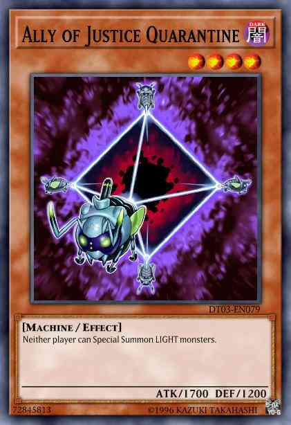 Ally of Justice Quarantine - DT03-EN079 - Duel Terminal Normal Parallel Rare - Duel Terminal