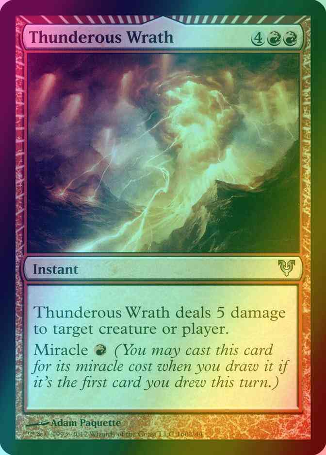 Thunderous Wrath [160] [Avacyn Restored] [Foil]  Face to Face Games