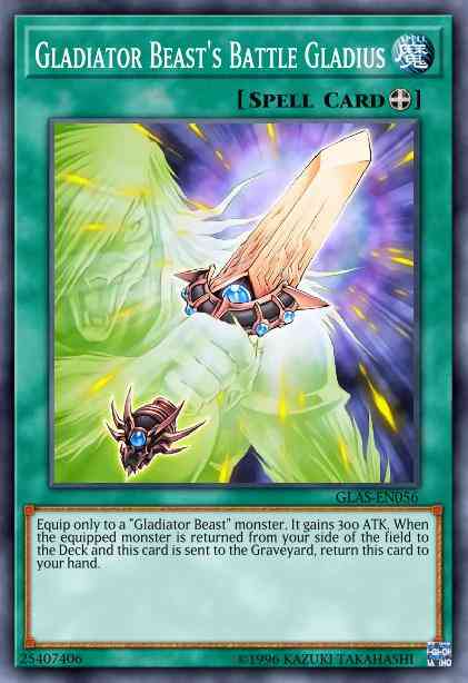 Gladiator Beast's Battle Gladius - GLAS-EN056 - Common - 1st Edition