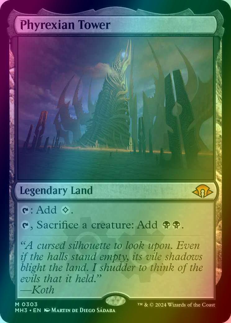 Phyrexian Tower [303] [Modern Horizons 3] [Foil] – Face to Face Games
