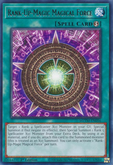 Rank-Up-Magic Magical Force - MZTM-EN056 - Rare - 1st Edition