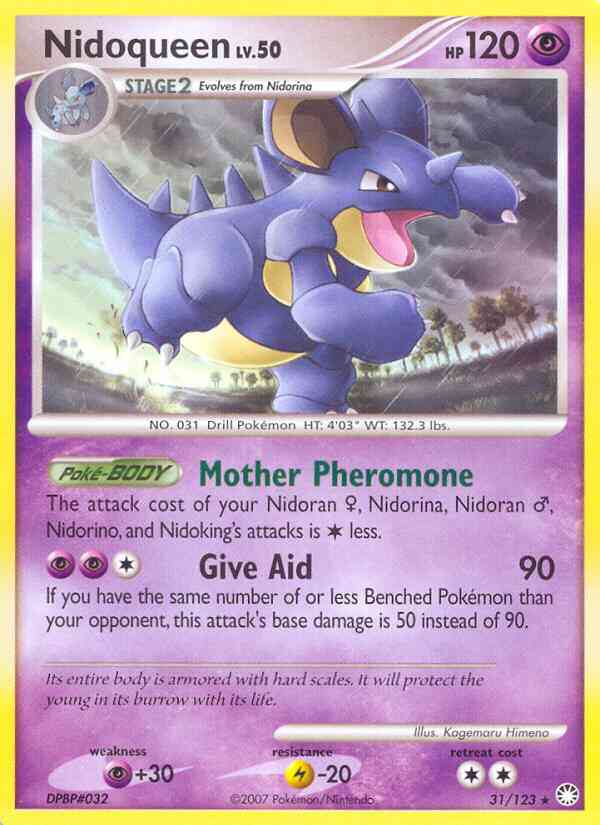 pokemon graded card binder 401 Games Canada - Nidoqueen - 56/181 - Rare main image 0
