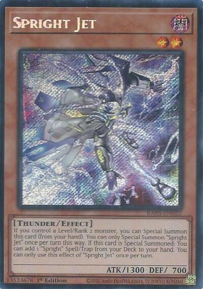 Spright Jet - RA05-EN022 - Secret Rare - 1st Edition