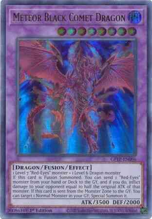 Meteor Black Comet Dragon - GFTP-EN096 - Ultra Rare - 1st Edition