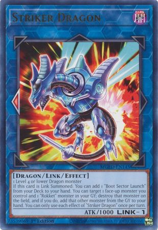 Striker Dragon - MGED-EN145 - Rare - 1st Edition