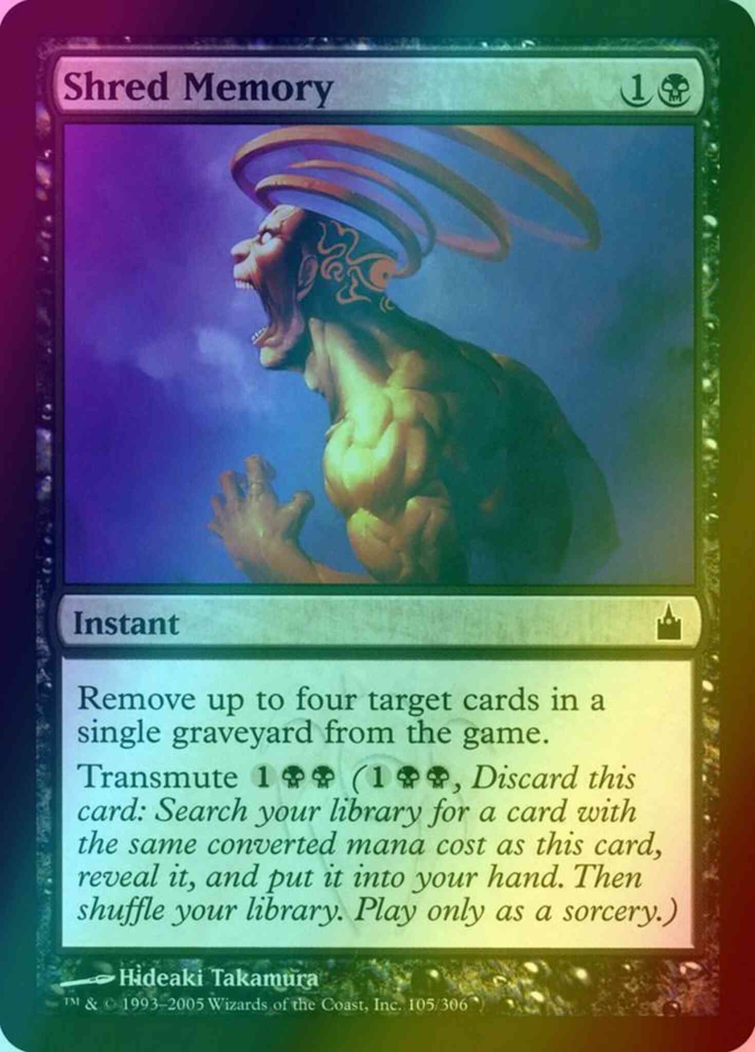 Shred Memory [105] [Ravnica City Of Guilds] [Foil] – Face to Face Games