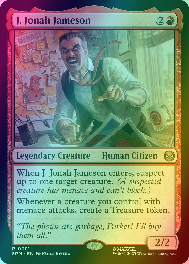 J. Jonah Jameson [81] [Marvel's Spider-Man] [Foil] – Face to