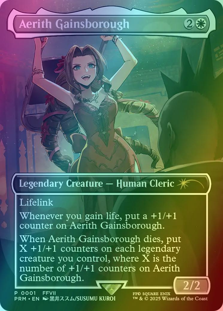 Aerith Gainsborough [2025-3] [Borderless] [FFVII] [Pro Tour Promos