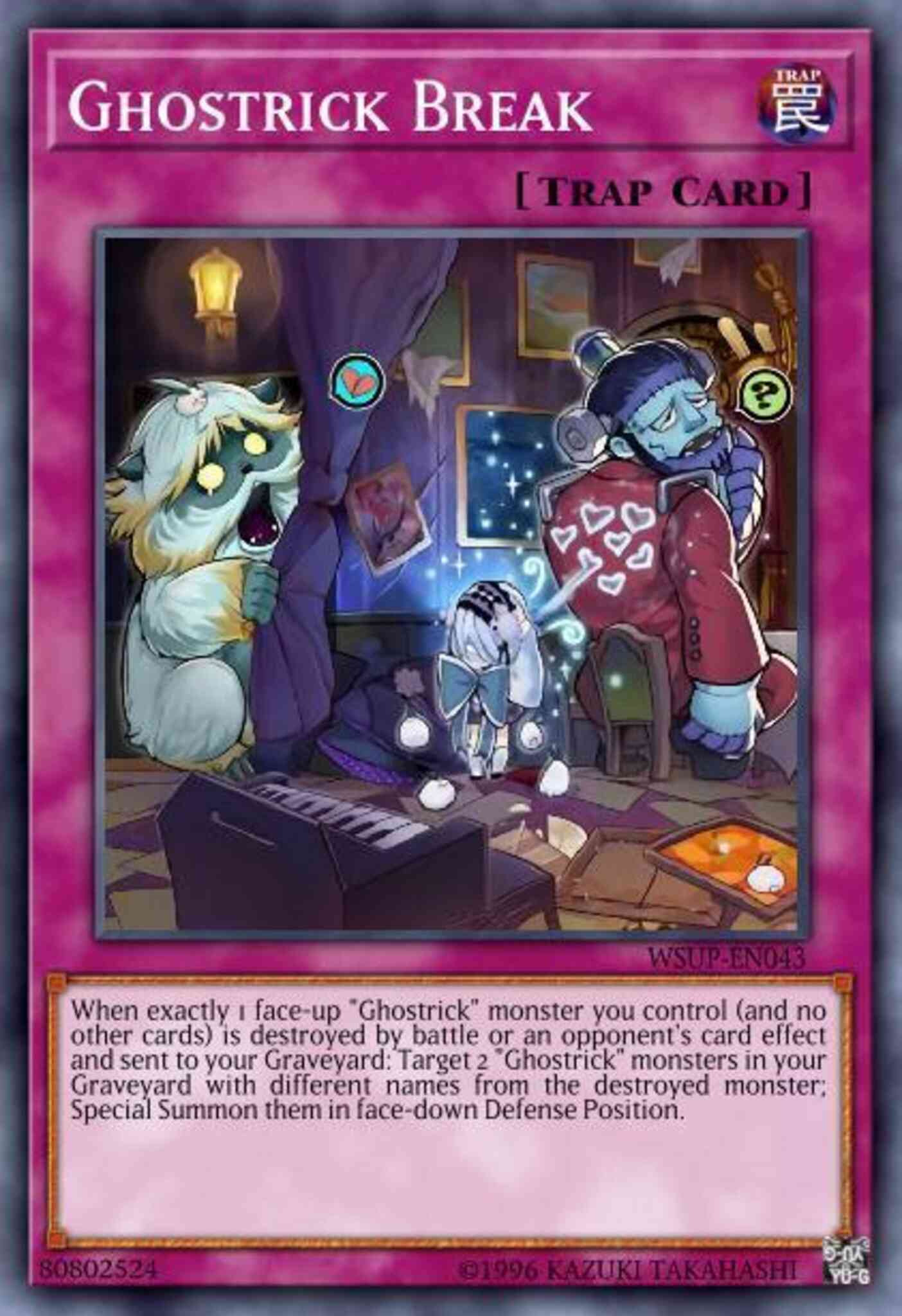Ghostrick Break - WSUP-EN043 - Super Rare - 1st Edition