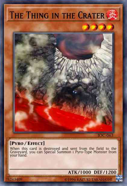 The Thing in the Crater - IOC-063 - Common - 1st Edition