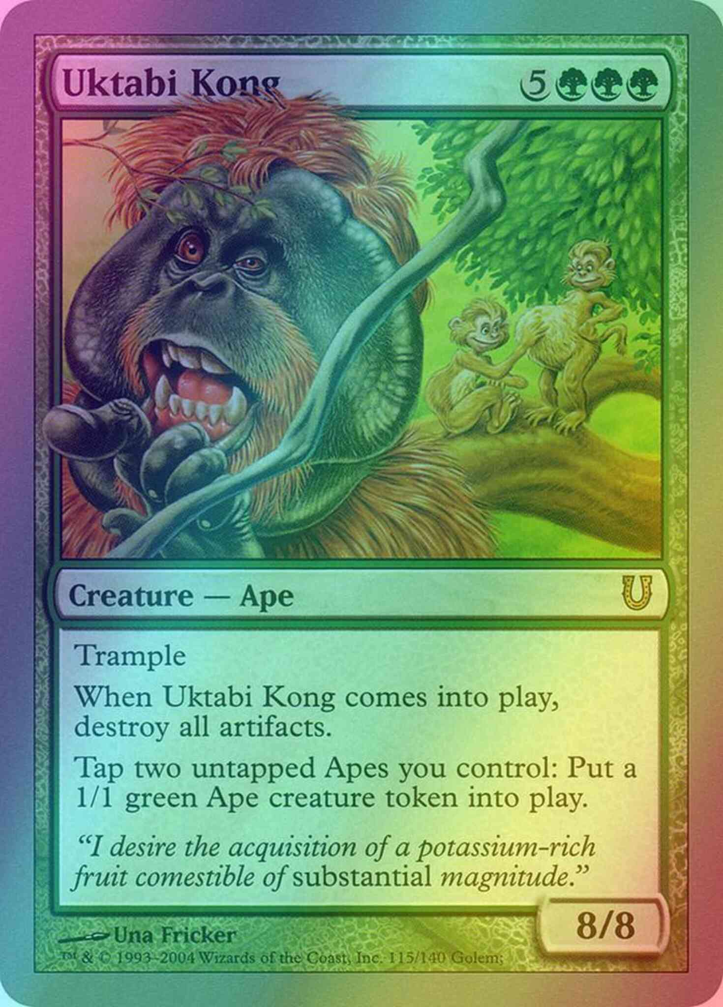 Uktabi Kong [115] [Unhinged] [Foil] – Face to Face Games