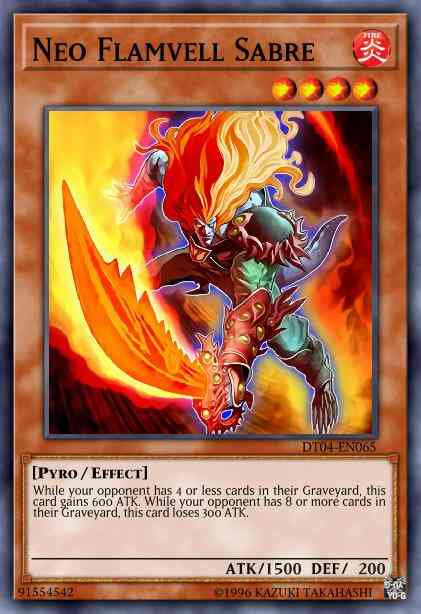 Neo Flamvell Sabre - HA04-EN035 - Secret Rare - 1st Edition