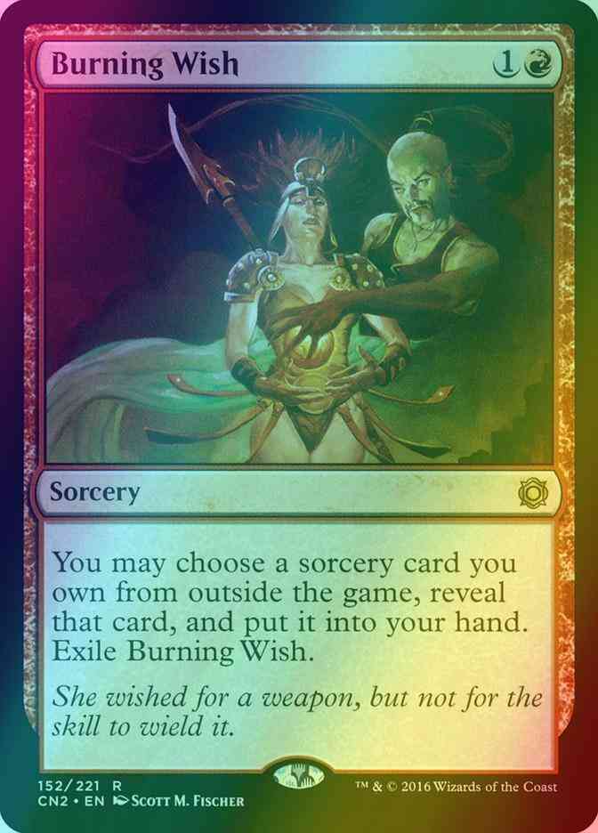 Burning Wish [152] [Conspiracy Take The Crown] [Foil] – Face to Face Games