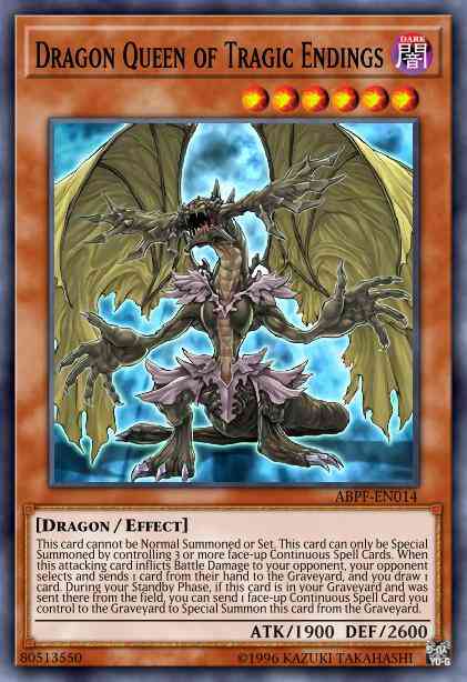 Dragon Queen of Tragic Endings - ABPF-EN014 - Super Rare - 1st Edition