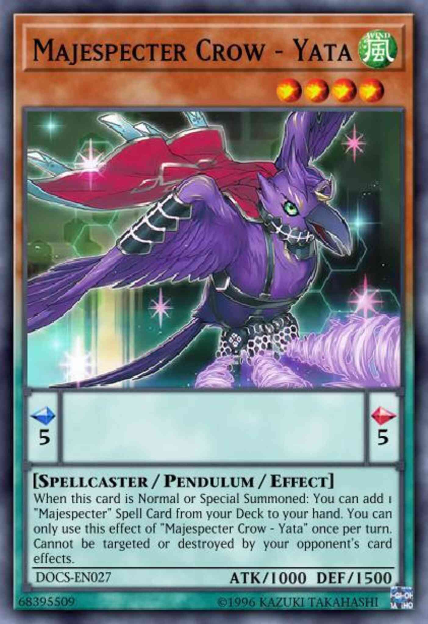 Majespecter Crow - Yata - MP16-EN127 - Common - 1st Edition