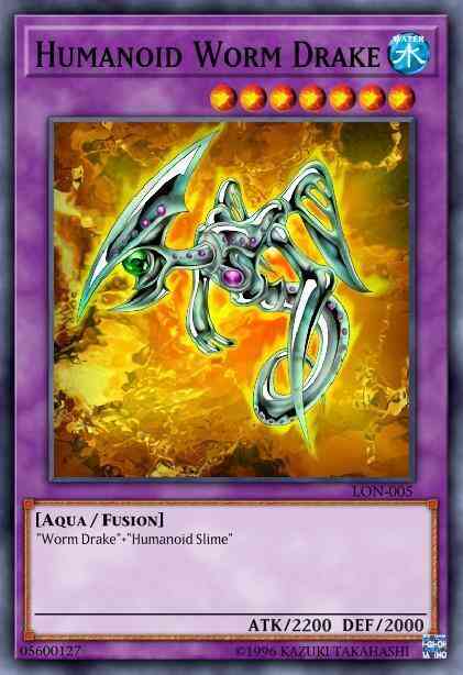 Humanoid Worm Drake - LON-005 - Common - 1st Edition