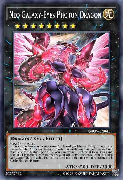 Neo Galaxy-Eyes Photon Dragon - GAOV-EN041 - Ghost Rare - Unlimited