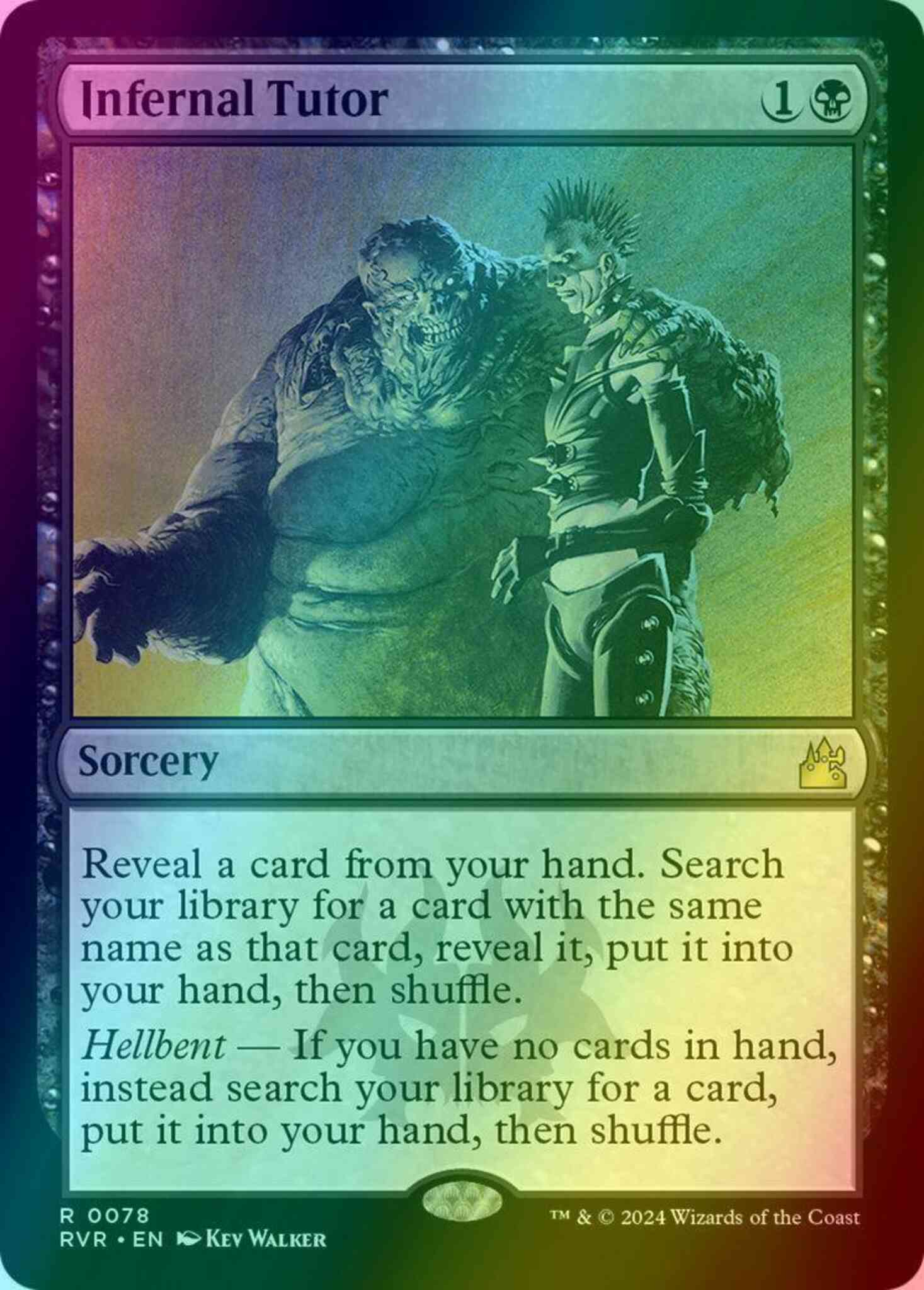 Infernal Tutor [78] [Ravnica Remastered] [Foil] – Face to Face Games