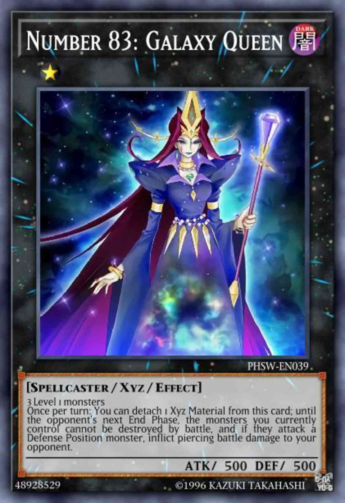 Number 83: Galaxy Queen - PHSW-EN039 - Super Rare - Unlimited