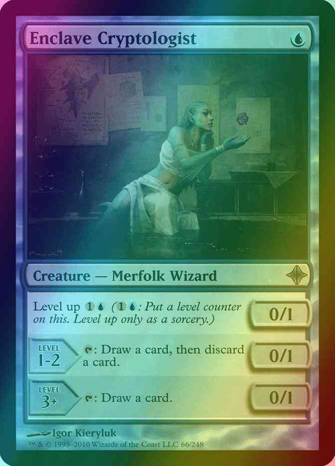 Enclave Cryptologist [66] [Rise Of The Eldrazi] [Foil]  Face to Face Games