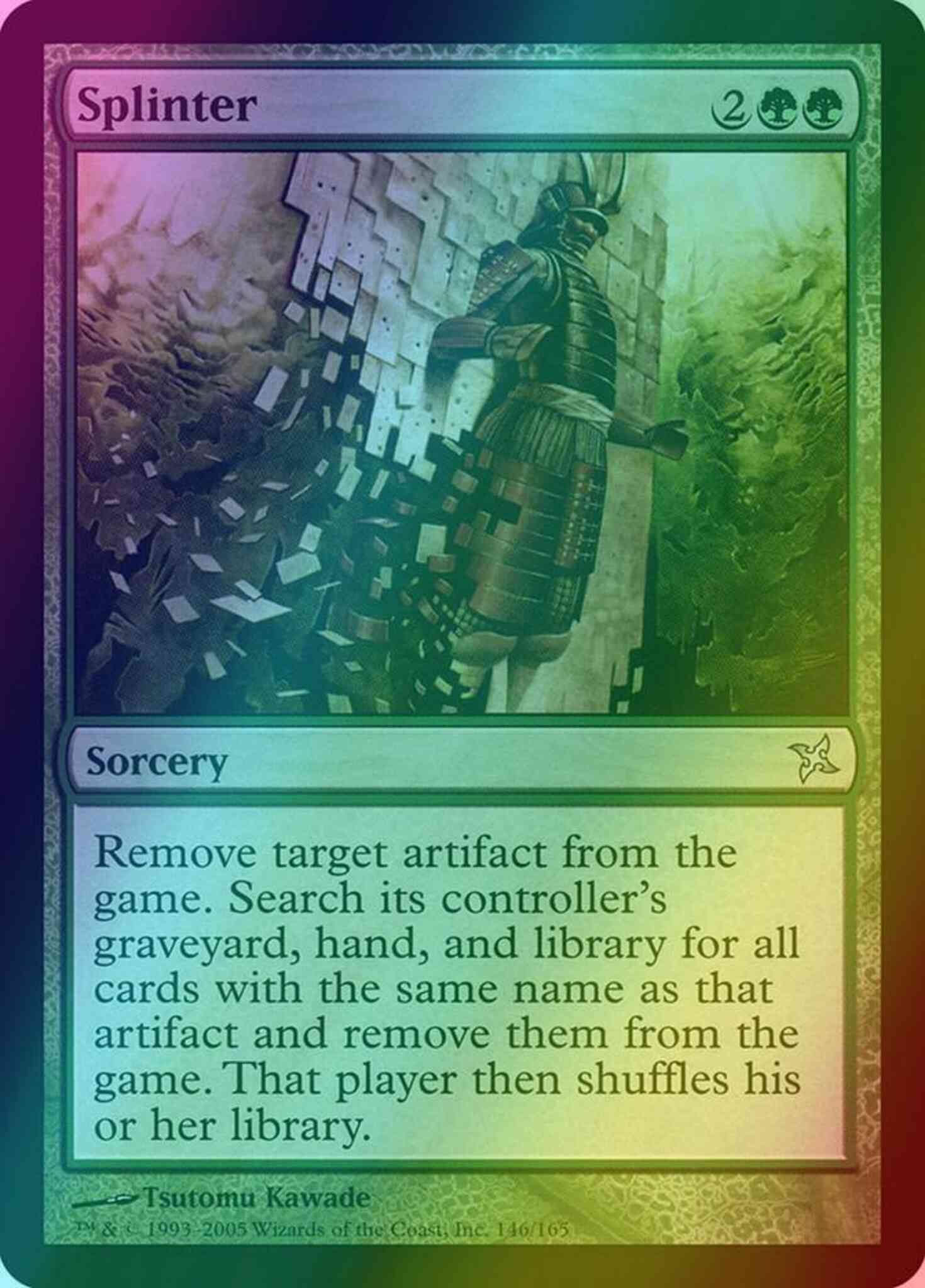 splinter mtg card Splinter [146] [Betrayers of Kamigawa] [Foil] – Face to Face Games
