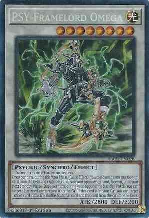 PSY-Framelord Omega - RA02-EN028 - Prismatic Collector's Rare - 1st Edition