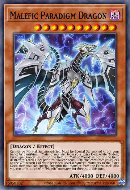 Malefic Paradigm Dragon - BLAR-EN019 - Ultra Rare - 1st Edition