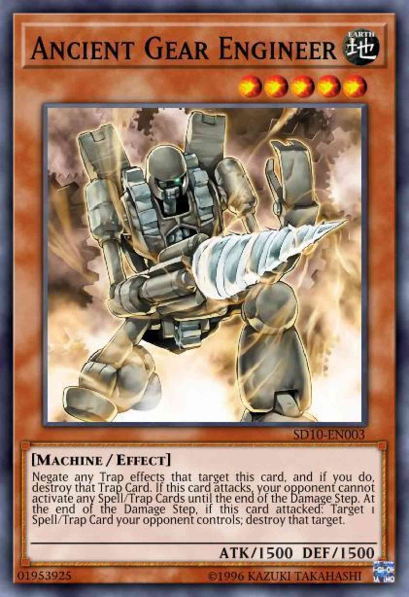 Ancient Gear Engineer - SR03-EN008 - Common - Unlimited