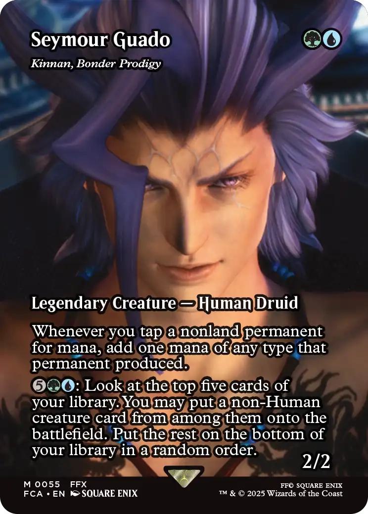 MTG【ボーダーレス】シーモア＝グアド/Seymour Guado【Foil】 Seymour Guado - Kinnan, Bonder Prodigy [55] [Borderless] [FINAL