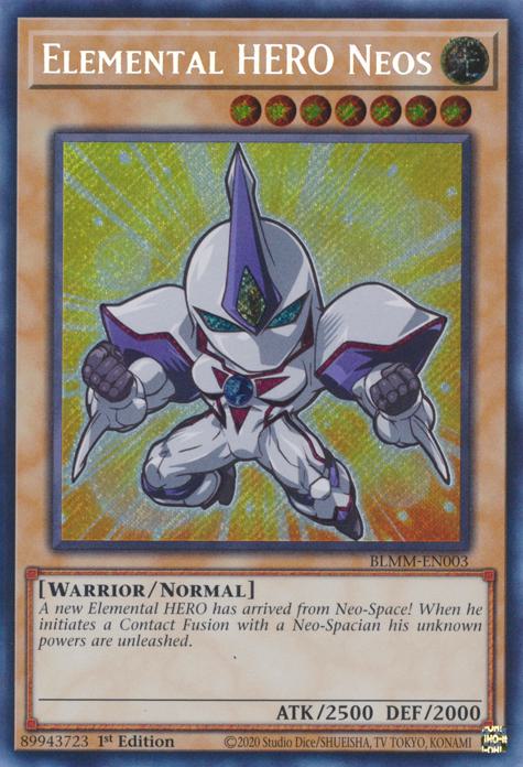 Elemental HERO Neos - BLMM-EN003 - Secret Rare - 1st Edition