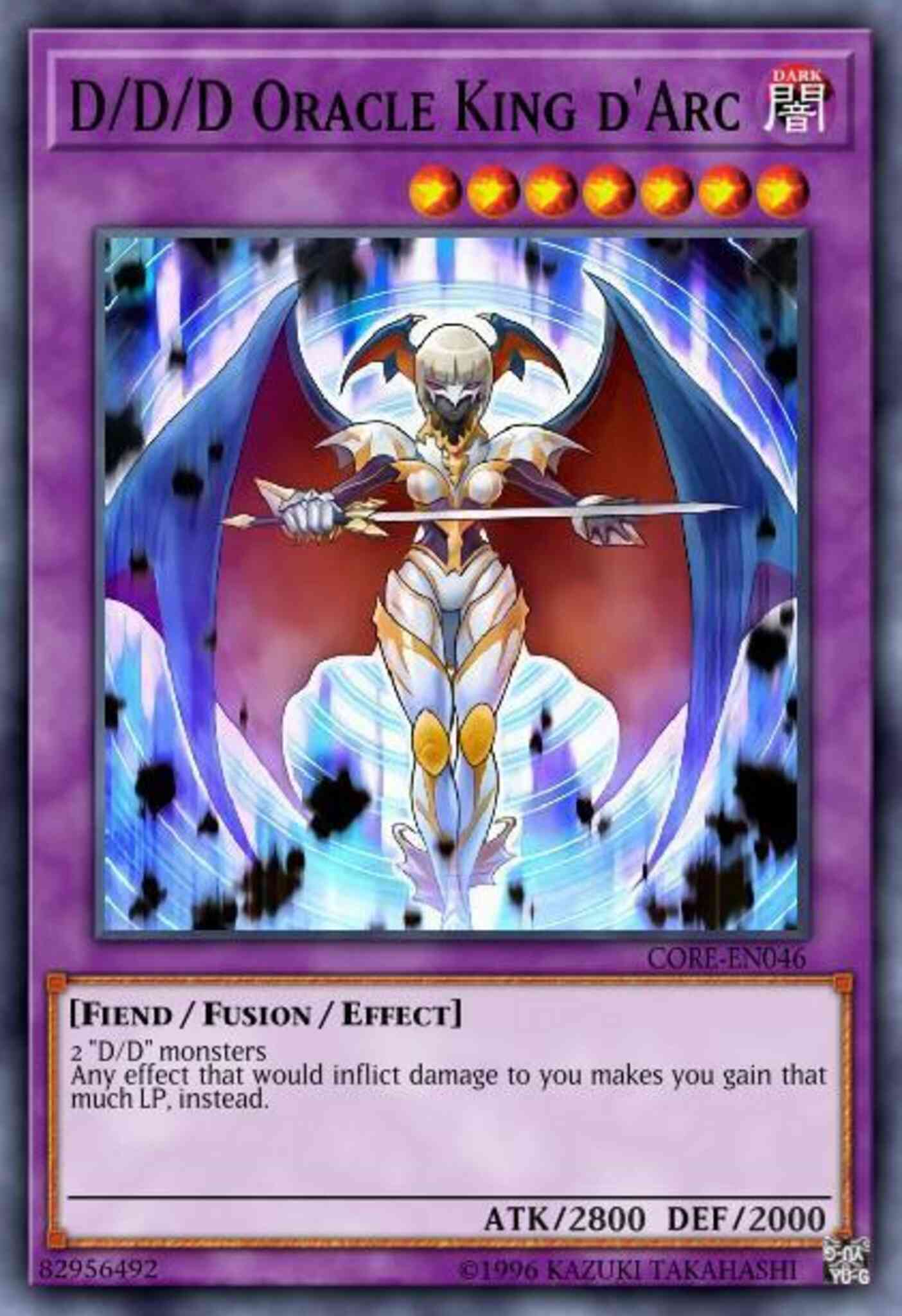 D/D/D Oracle King d'Arc - CORE-EN046 - Rare - 1st Edition