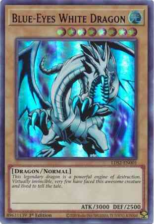 Blue-Eyes White Dragon (Purple) - LDS2-EN001 - Ultra Rare - 1st Edition