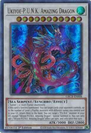 Ukiyoe-P.U.N.K. Amazing Dragon - GRCR-EN008 - Ultra Rare - 1st Edition