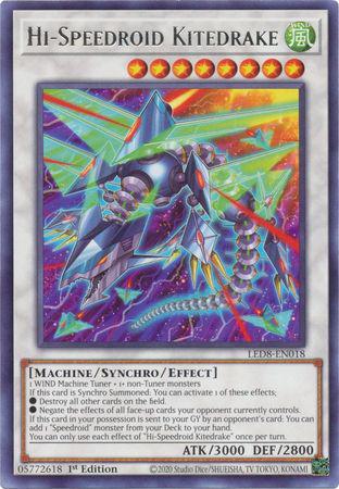 Hi-Speedroid Kitedrake - LED8-EN018 - Rare - 1st Edition