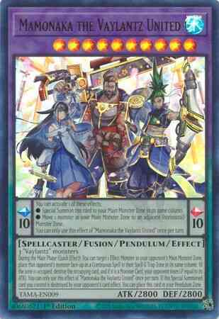Mamonaka the Vaylantz United - TAMA-EN009 - Ultra Rare - 1st Edition