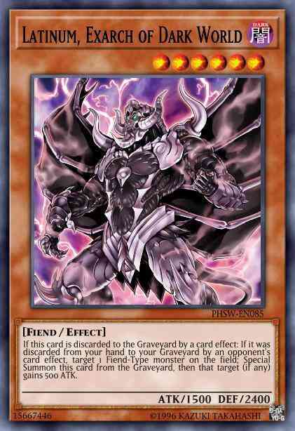 Latinum, Exarch of Dark World - PHSW-EN085 - Ultra Rare - Unlimited