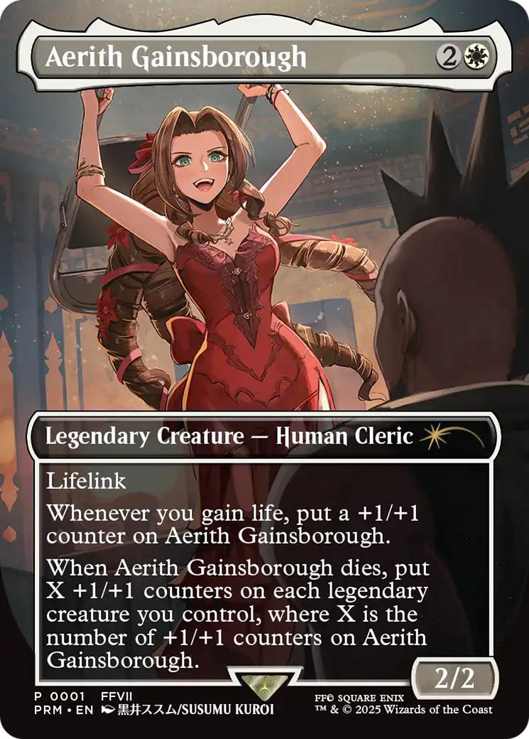 Aerith Gainsborough [2025-3] [Borderless] [FFVII] [Pro Tour Promos