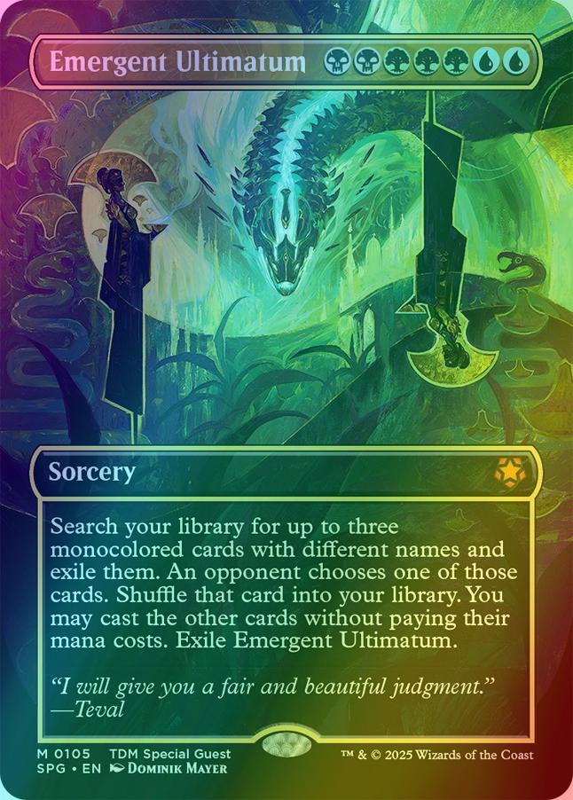 mtg ultimatum cards Emergent Ultimatum [105] [Borderless] [Special Guests] [Foil] – Face to  Face Games